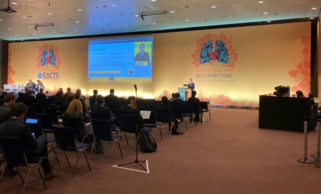 Printed Stage Backdrops for EACTS 2021 - backdrop system AV drop EACTS 2021 0 - backdrop system AV drop