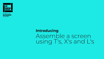 Assemble a screen with T's, X's and L's