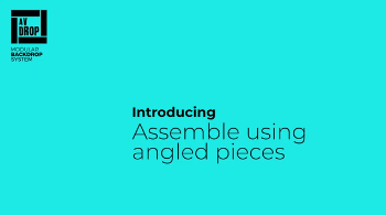 Assemble using angled pieces