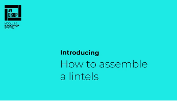 How to assemble a lintels