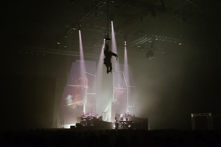 Konzertbühnen-Hintergrund mit Projection Mapping