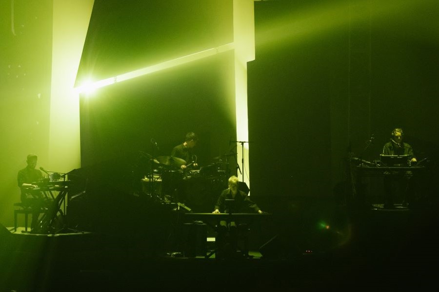 Konzertbühnen-Hintergrund mit Projection Mapping